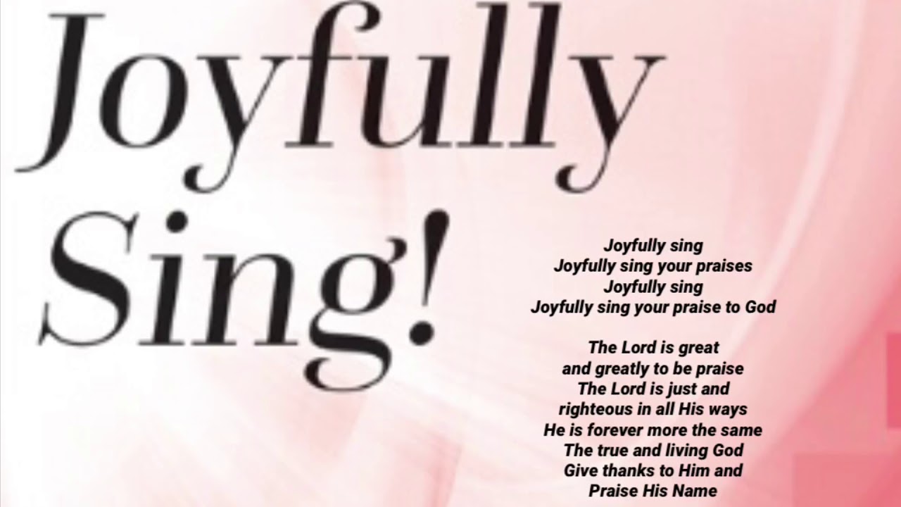 Joyfully Sing with Praise To The King - Arranged by Cindy Berry & Keith Christopher