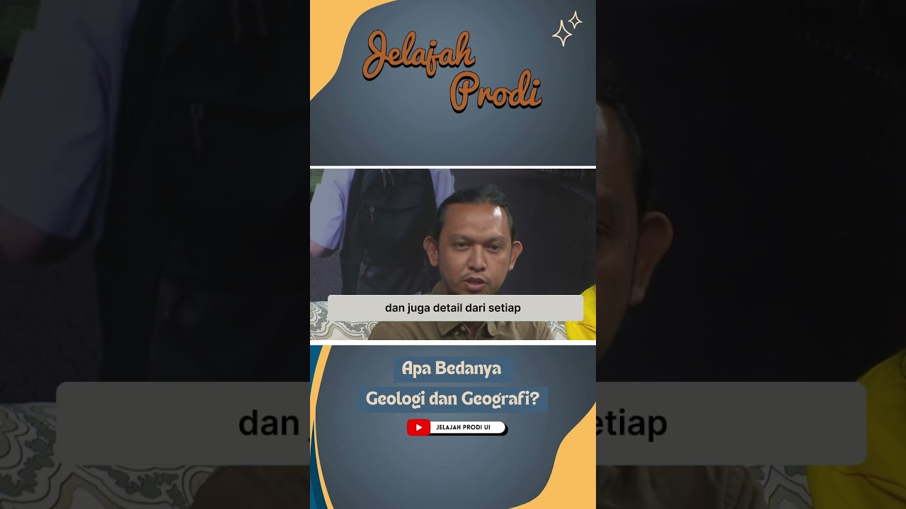 Apa ya bedanya Geologi dan Geografi? 