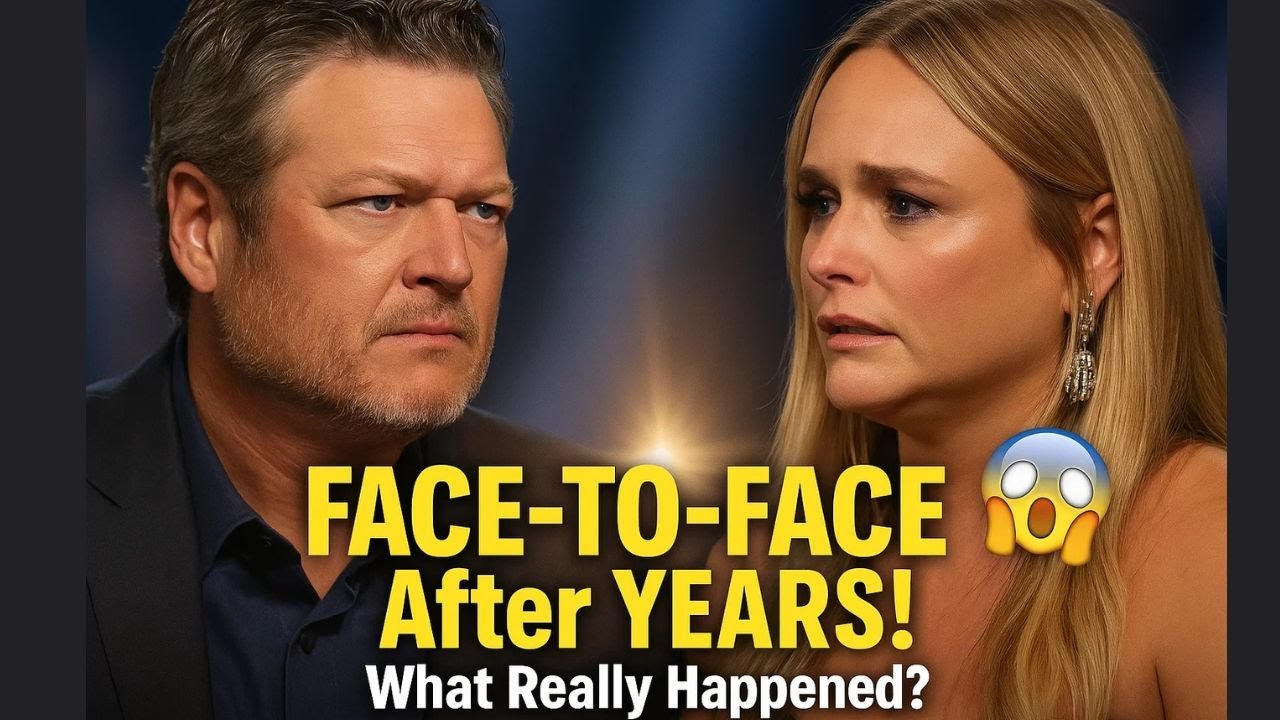 “Blake Shelton & Miranda Lambert Face-to-Face After YEARS – What Really Happened?”