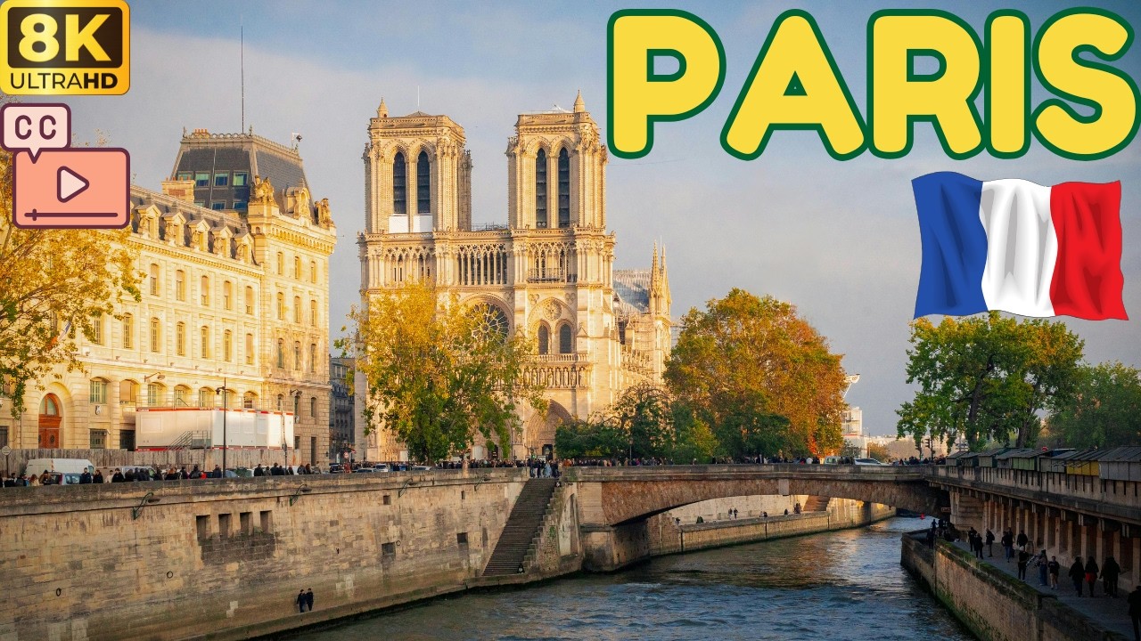 【8K】Прогулка по Парижу: Лувр, Нотр-Дам и Многое Другое 🇫🇷 (Субтитры)