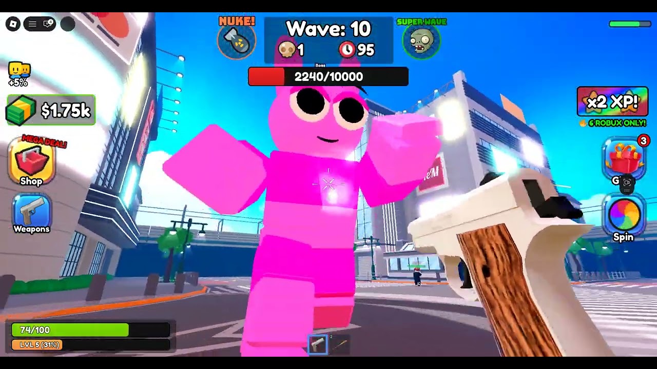 trying to get to wave 17 with my friend