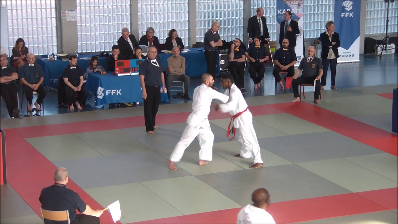 Pascal ROCK Vs Gabriel BERLINGO  85Kgs V1  Coupe de France 2018 Kyokushinkai