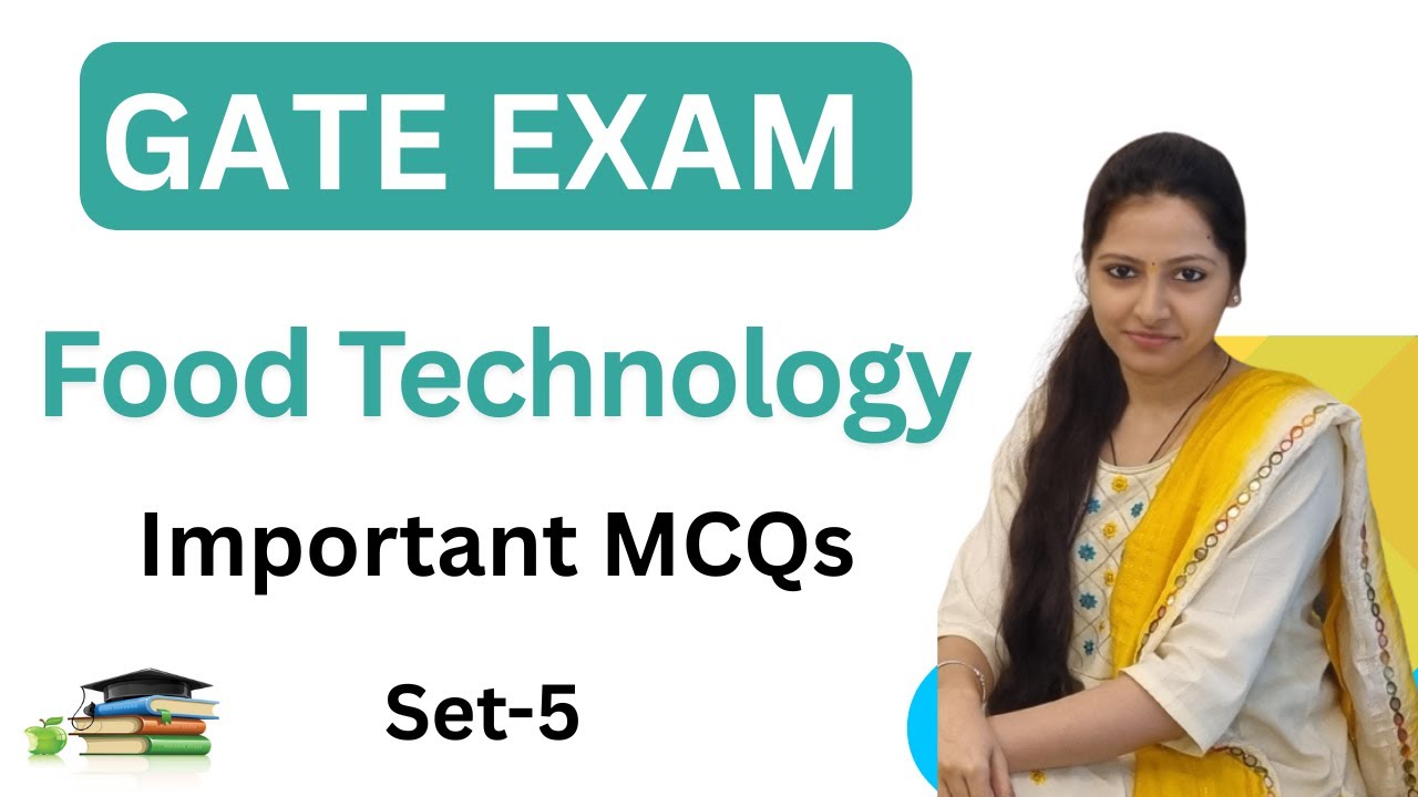 GATE Food Technology Important  MCQs (XE /XL)| Food Technology MCQs Solved Set-3| GATE Exam 2026