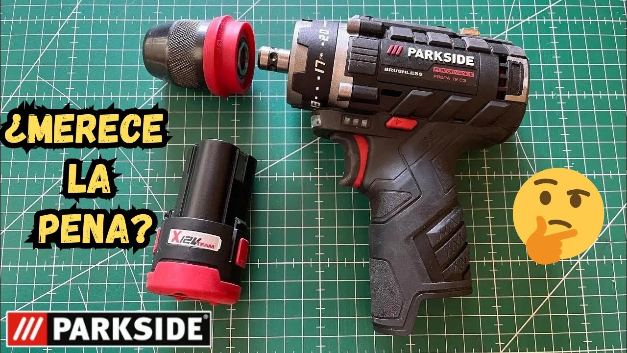 Taladro🔫PARKSIDE Pbspa 12V C3 | Review completa🔎