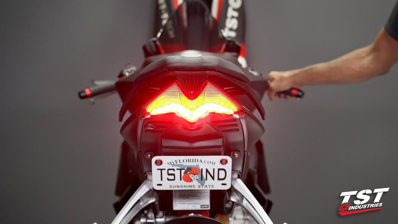 How to install a Brake Light Modulator on a  21+ Aprilia RS 660 by TST Industries