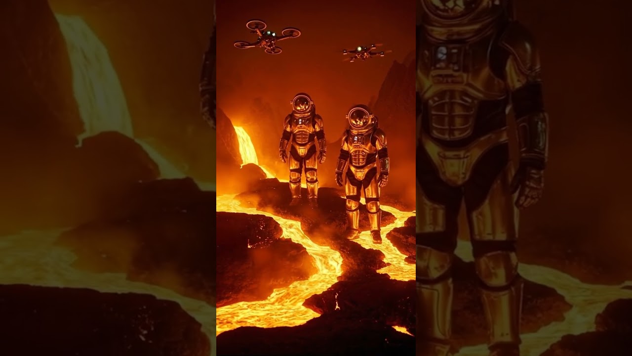 NASA Astronauts Explore a Lava Planet #NASA #Astronauts #SpaceExploration #LavaPlanet