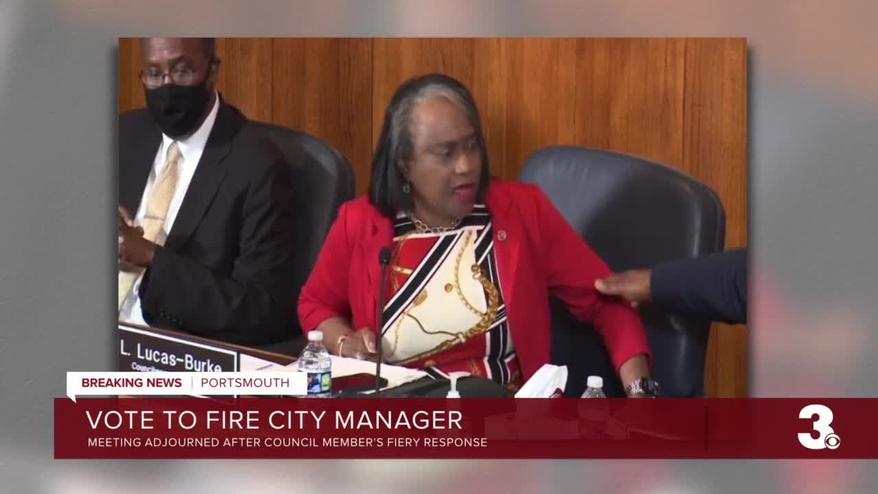 Meeting adjourned after Portsmouth City Council member's fiery response
