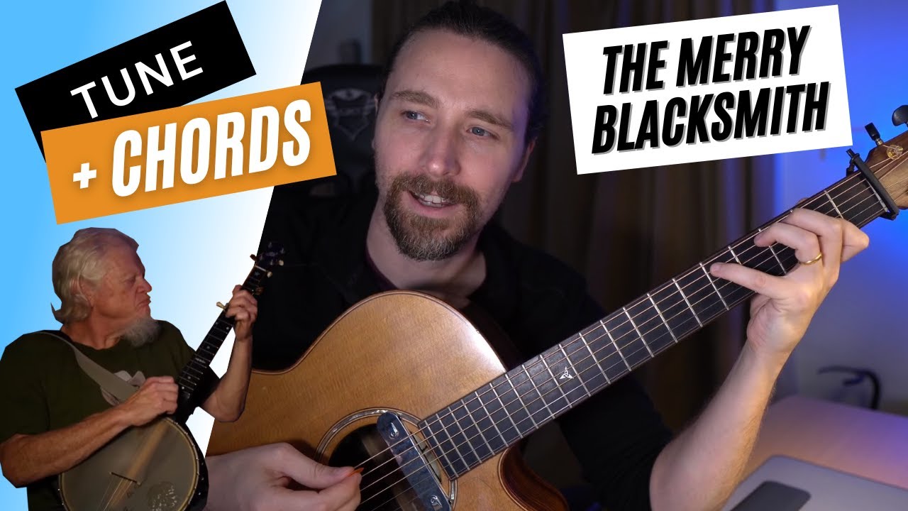 The Merry Blacksmith Irish Guitar Tutorial (DADGAD Tuning)