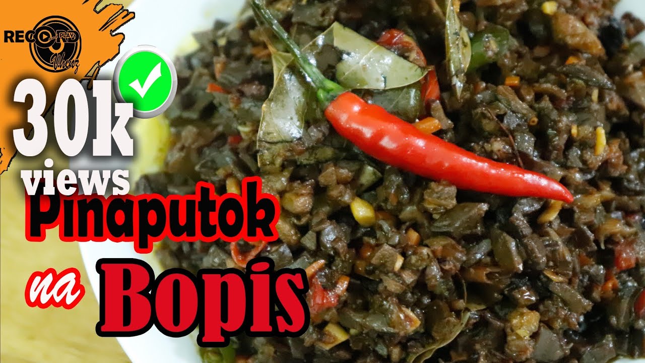 Pinaputok na Bopis | how i cook bopis | pork recipe | best Filipino dish