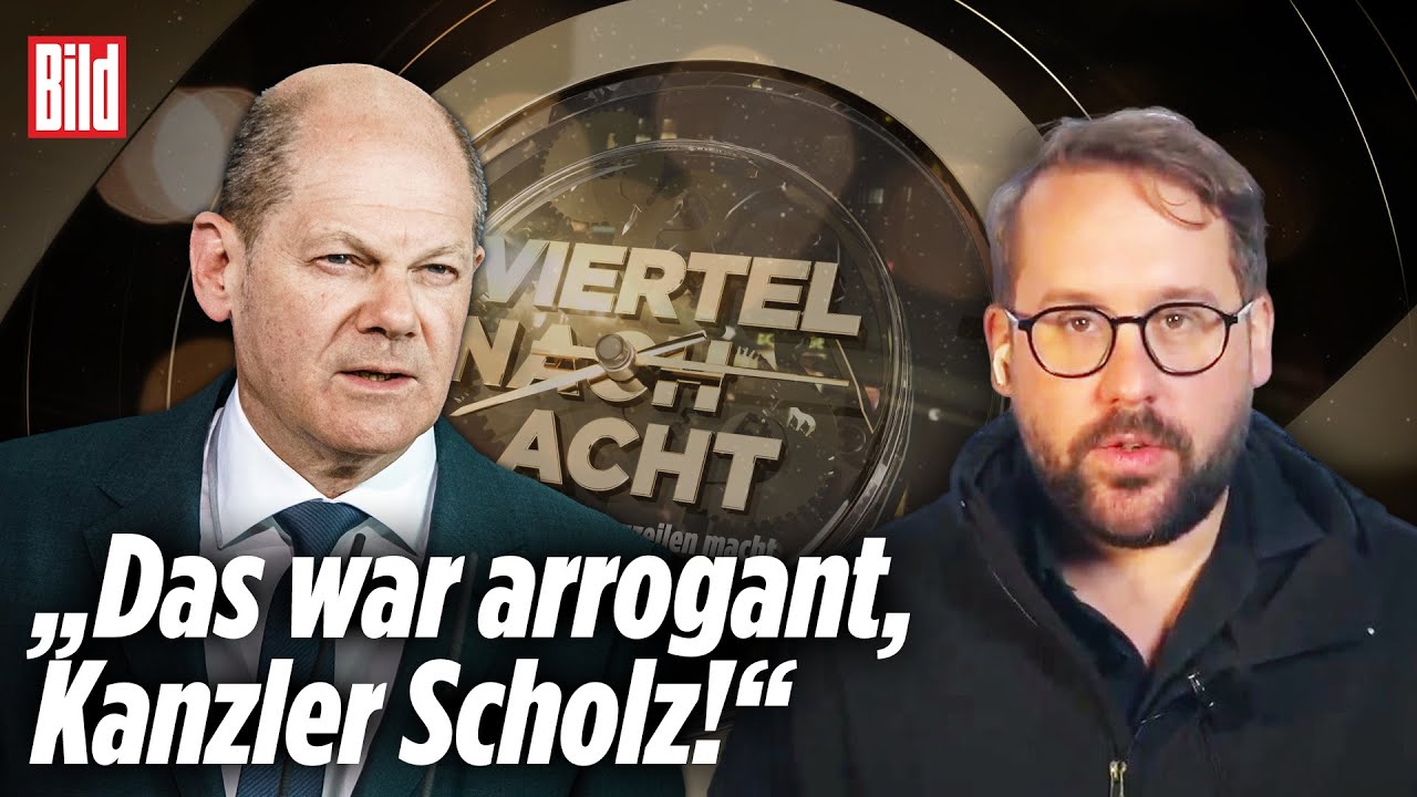 „Habe mich wahnsinnig über Scholz-Pressekonferenz geärgert” | Paul Ronzheimer bei Viertel nach Acht