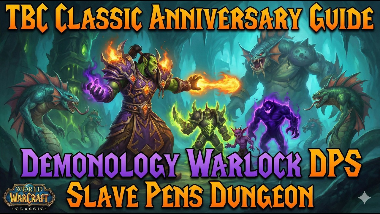 TBC Classic Anniversary Demonology Warlock DPS Slave Pens Dungeon