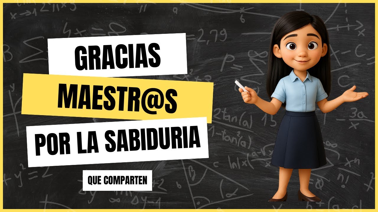 *Gracias, Maestros – Canción Infantil para Agradecer con Amor*