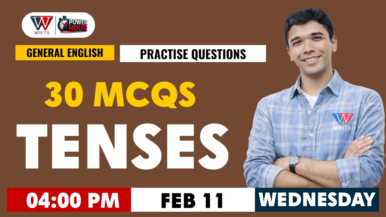 KLEE 2026 | ENGLISH - TENSES | IMPORTANT MCQS | KLEE | CUSAT 2026 | LIVE #45