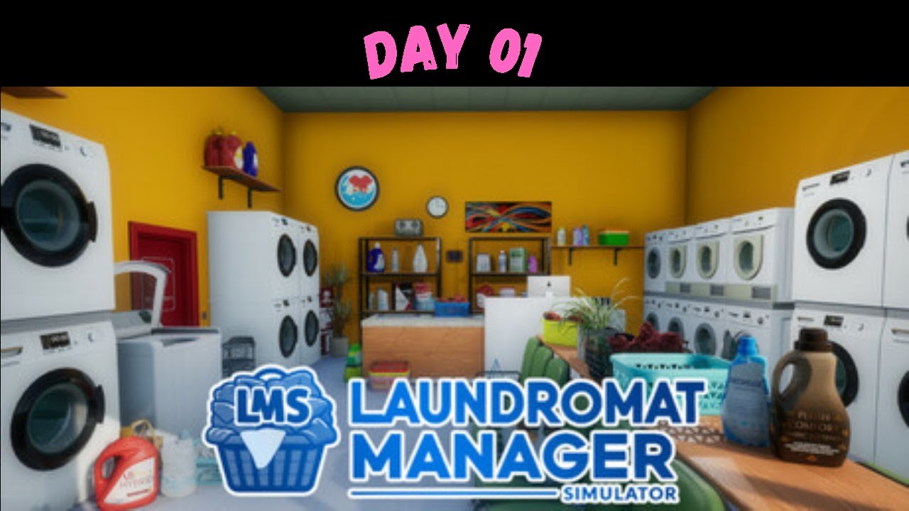Laundromat Manager Simulator Day 01