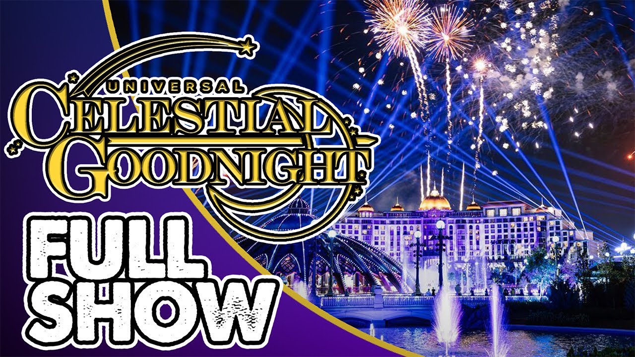 Universal Celestial Goodnight FIREWORKS DEBUT PERFORMANCE - Epic Universe 