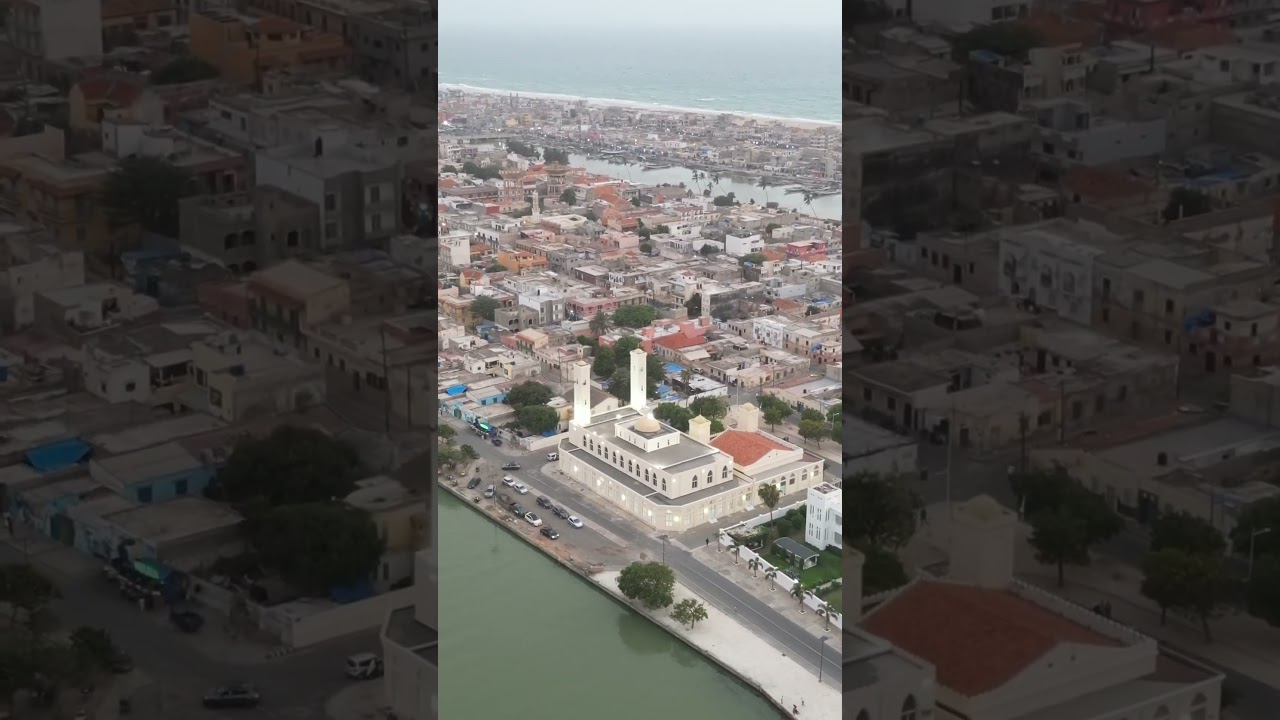 Saint Louis Sénégal vue drone