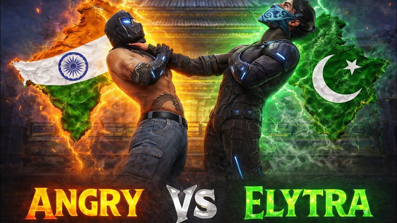 NG ANGRY 🇮🇳 VS ELYTRAAA 🇵🇰 Pak num 1 Android Player 🔥☠️ Vs India Num 1 Mobile Player 🔥❓@NG_ANGRY 