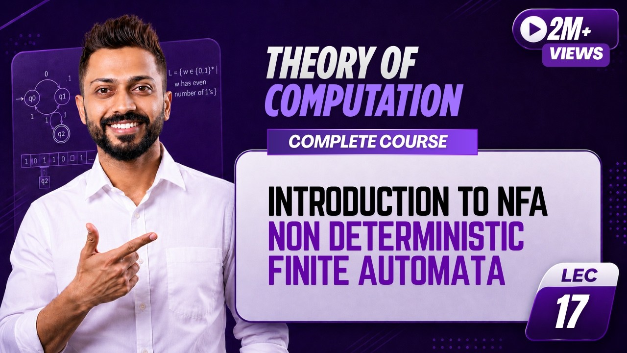Lec-13: What is NFA in TOC in Hindi | Non Deterministic Finite Automata