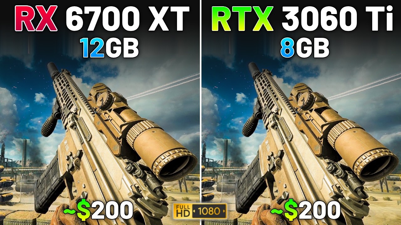 RX 6700 XT vs RTX 3060 Ti in 2026 | Test in 15 Games | 1080p