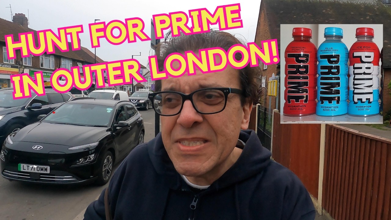 Hunting for Prime Energy Drink in Croydon