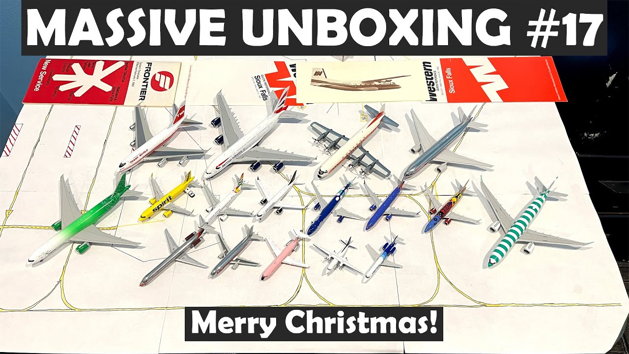 MASSIVE UNBOXING #17: Christmas 2023! (Gemini Jets & NG Models!)