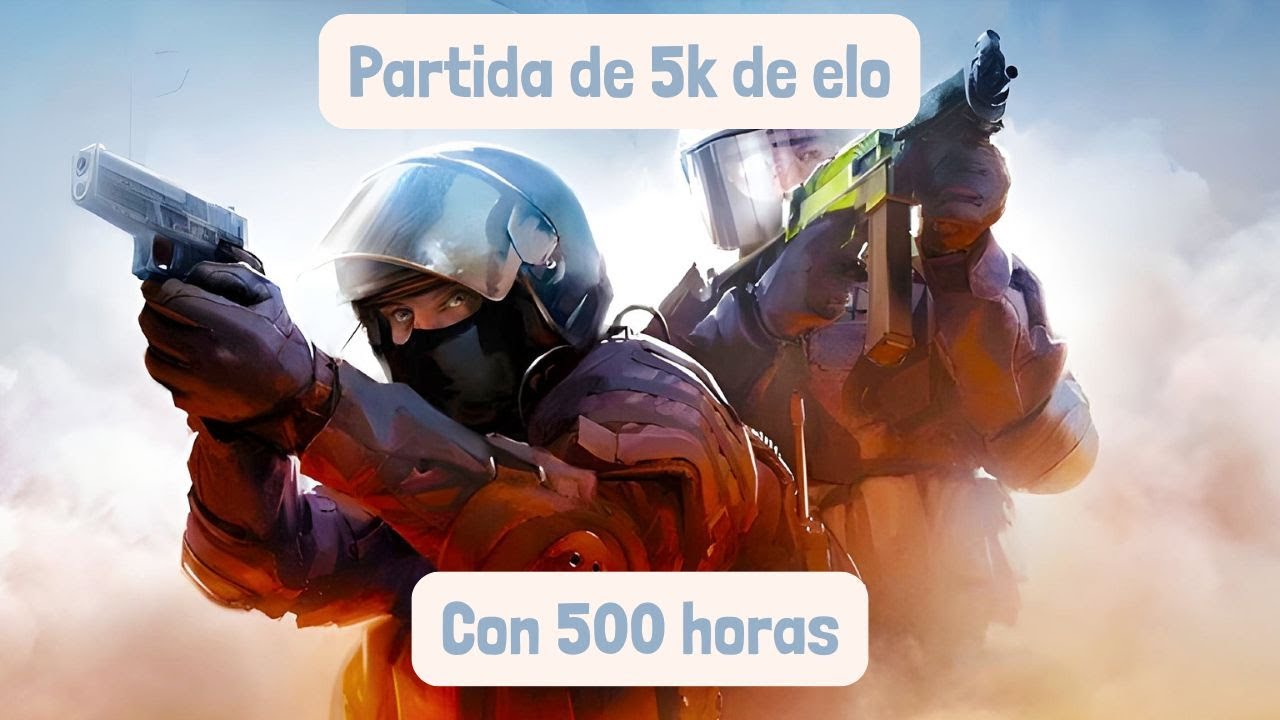 Partida de 5k elo con 500 horas #csgo #cs2 #gameplay