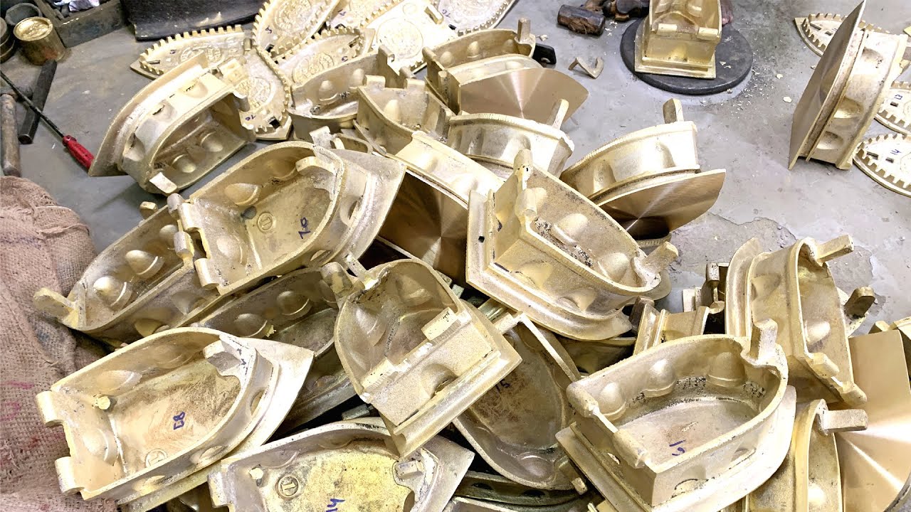 Iron Box Making | Brass Iron Box Making Video | Metal Casting Skills | How to Make IronBox? #ironbox
