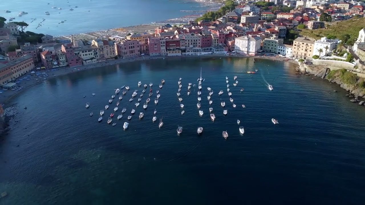 Sestri Levante, Italy 🇮🇹 - Summer 2022 - Full HD Drone footage