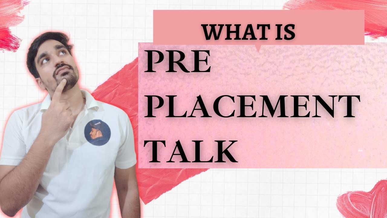 🔥WHAT IS PRE - PLACEMENT TALK🔥 || VERY IMPORTANT|| SIDDHARTHA LIVE||