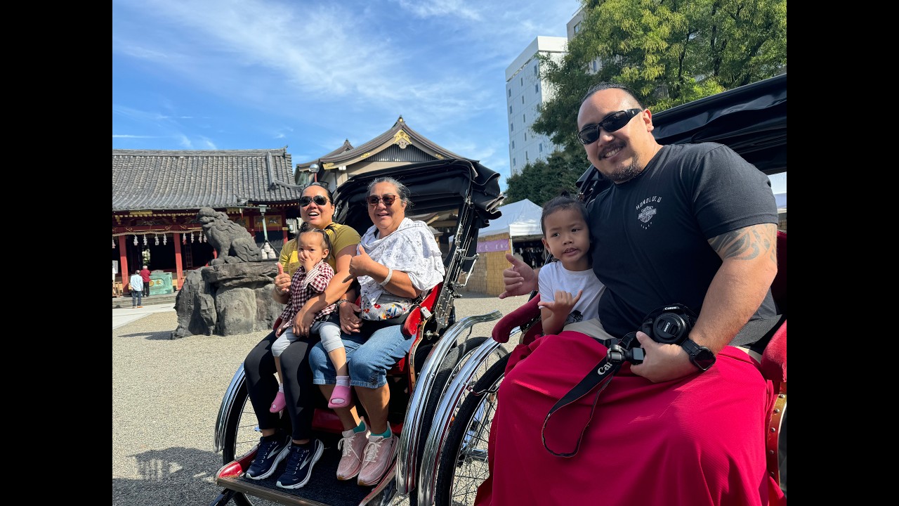 Japan 2024 Asakusa Rickshaw to Odaiba