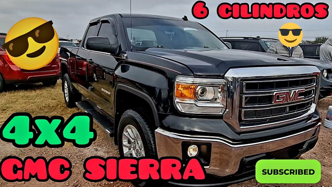 GMC SIERRA 4X4 6 CILINDROS EN VENTA EN AUTOTIANGUIS JUAN PABLO SEGUNDO. 