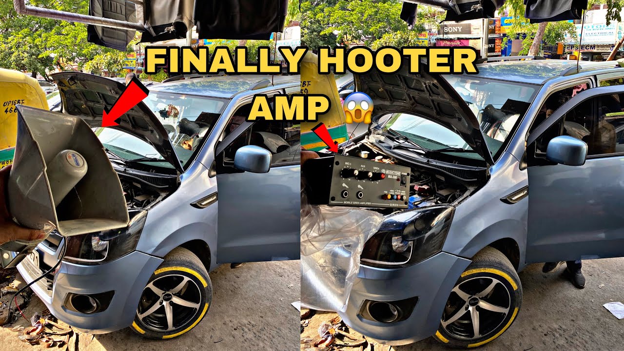 Finally Double Hooter Siren Install Karva Hi Diya 🔥| Buying Hooter Amplifier || Harshit Vlogs