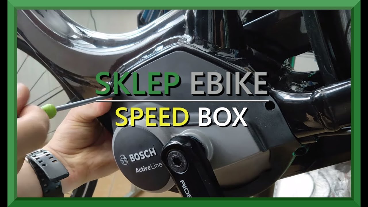speed box, montaż tuningu w rowerze elektrycznym