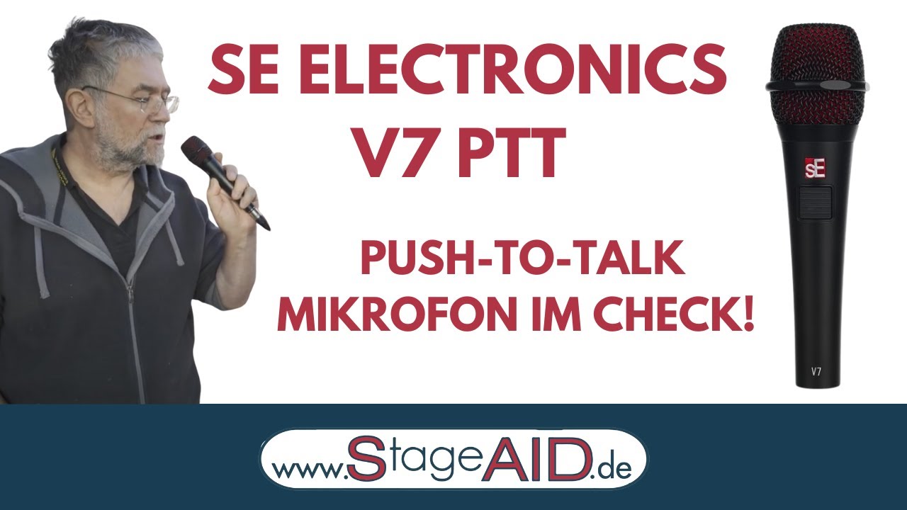 SE Electronics V7 PTT &ndash; Push-to-Talk Mikrofon im Check! 🎤🔊