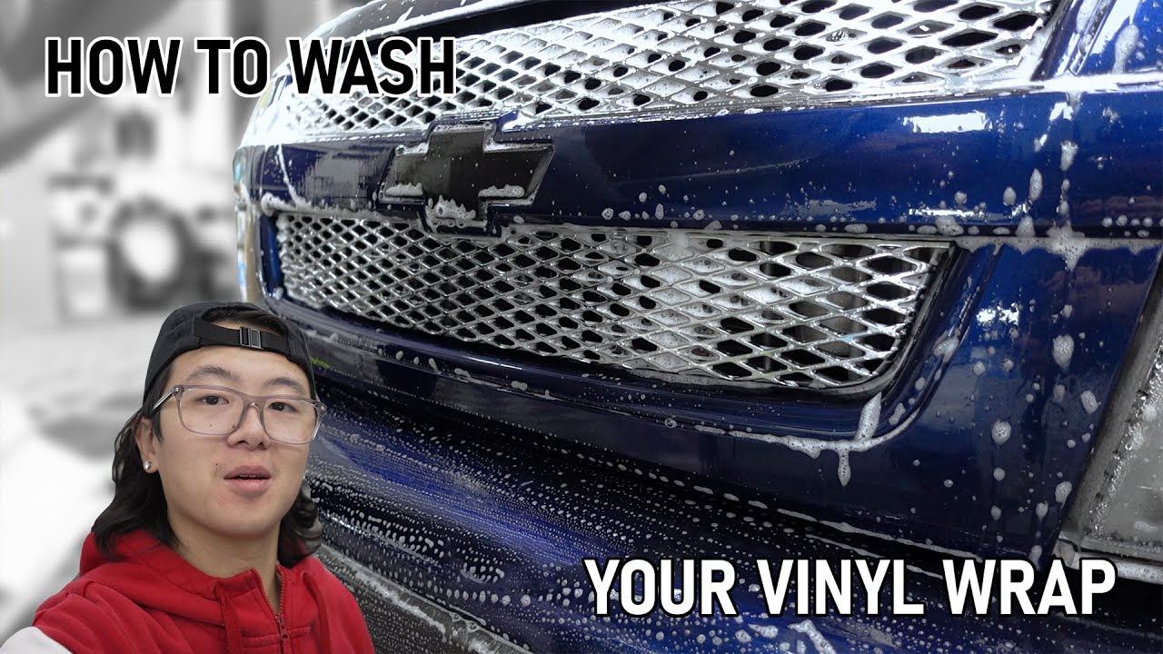 Don't ruin your vinyl wrap! Wash like this instead.