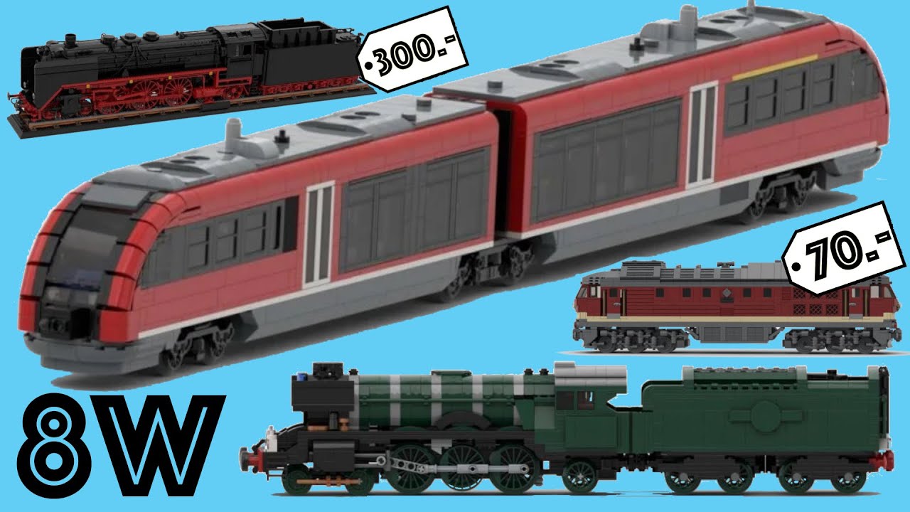 BlueBrixx Flying Scotsman und BR 642 in 8W + aktuelle Preise