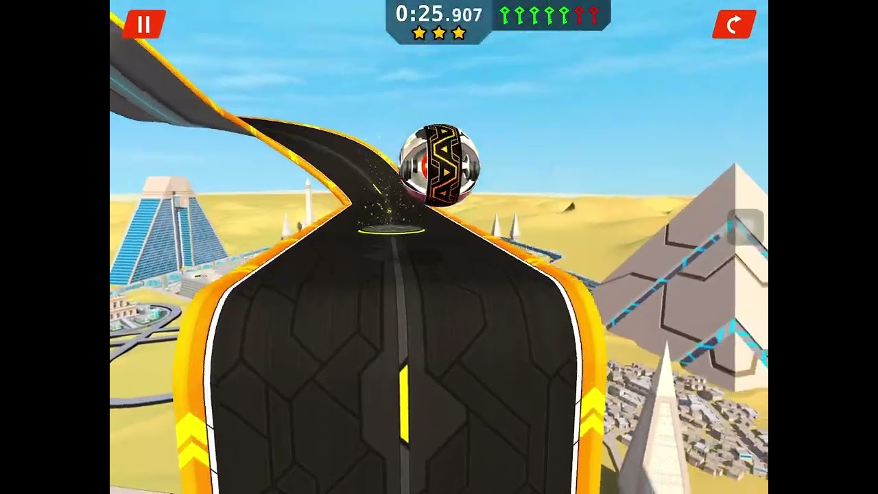 GyroSphere Evolution Level 17 and 20 on my iPad game