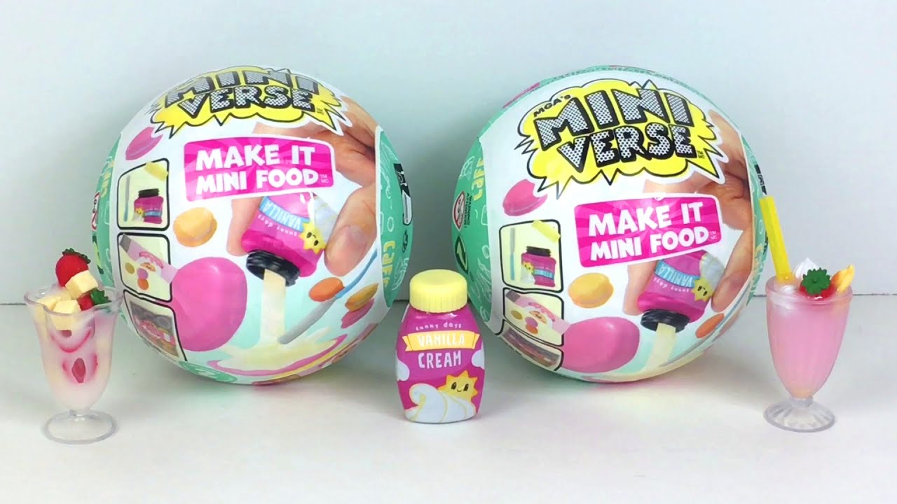 MiniVerse Cafe Series 2 Make It Mini Food DIY Resin Crafts ~ Unboxing & Review #miniverse