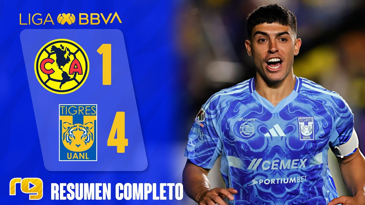PARTIDAZO EL AMÉRICA VS TIGRES 1-4 | RESUMEN | LIGA MX CLAUSURA 2026