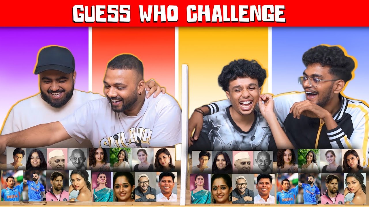 GUESS WHO CHALLENGE 🤔🤣