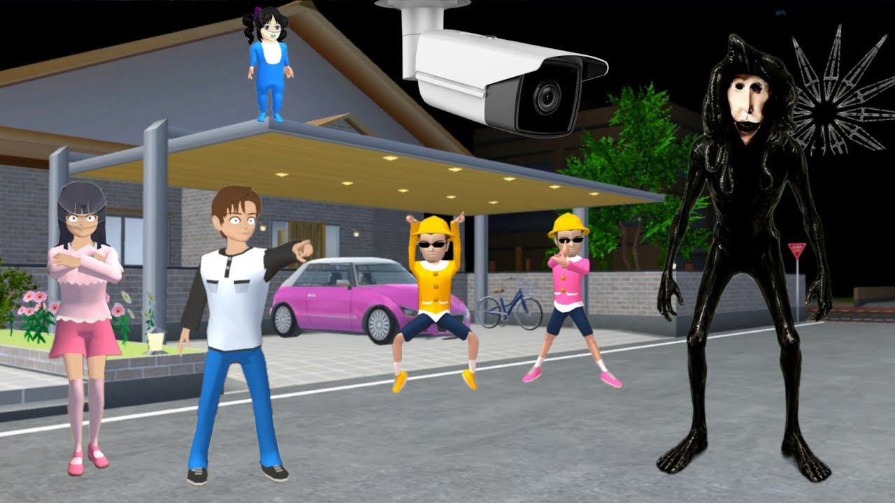 Yuta Mio Panik CCTV Merekam HANTU TOR MONITOR Di Depan Rumah 😱| Sakura School Simulator