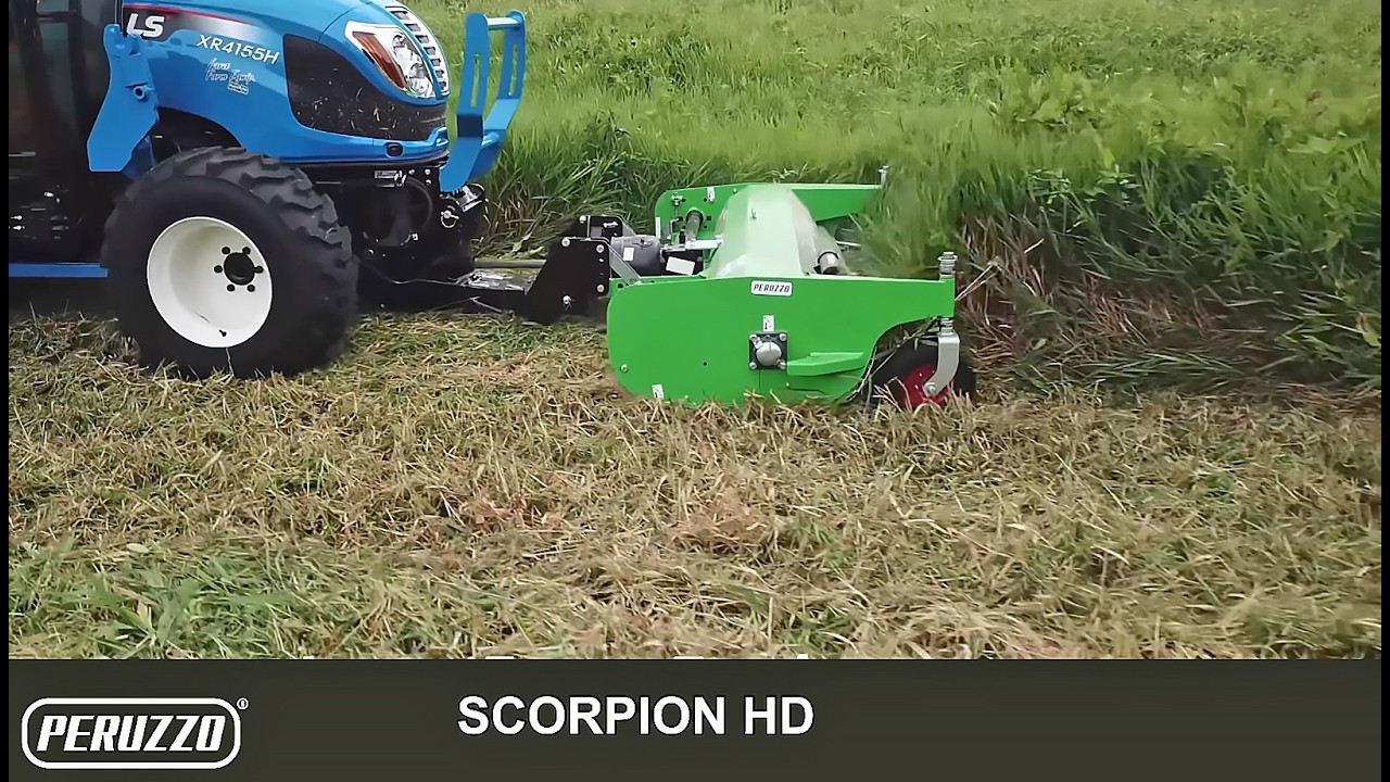 Front flail mower mod. SCORPION HD by PERUZZO for compact tractors