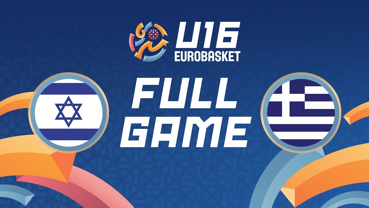 Group Phase | Israel v Greece | Full Basketball Game |  FIBA U16 Women's EuroBasket 2024