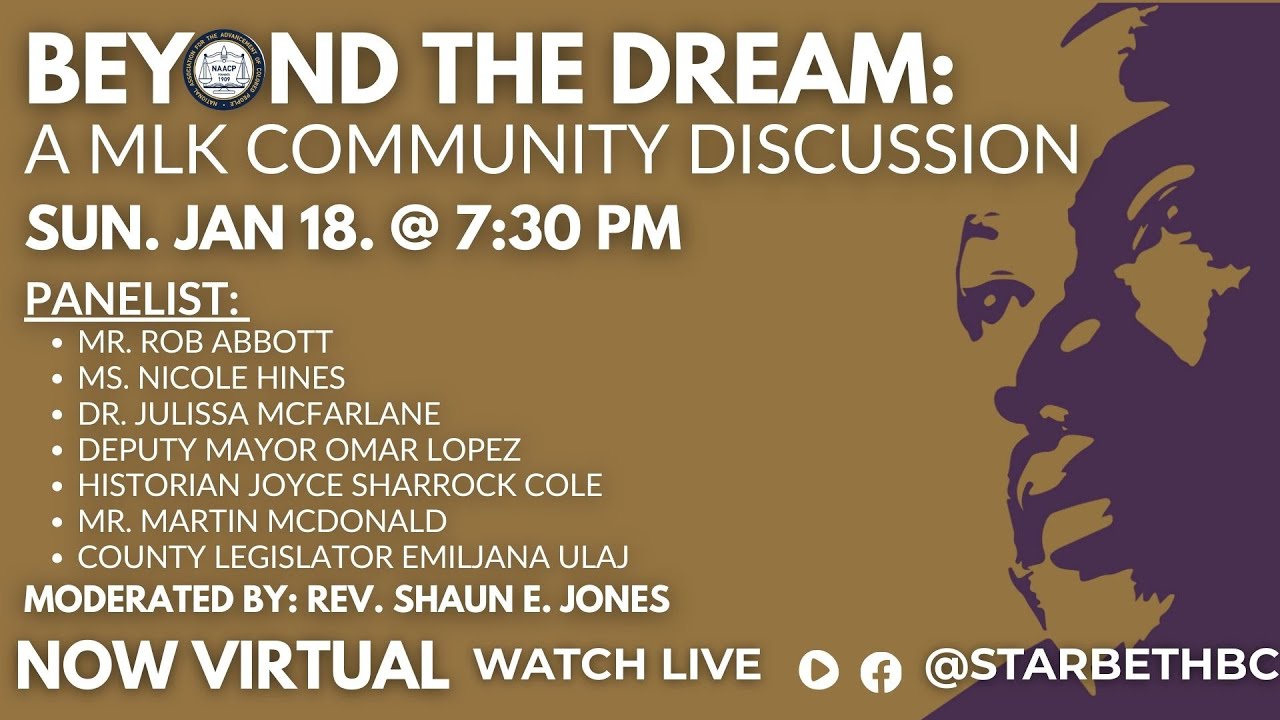 NAACP: Beyond the Dream: A Virtual MLK Community Discussion