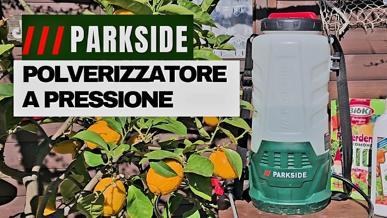 Spruzzatore Parkside a Batteria - Pompa Irroratrice o nebulizzatore a pressione