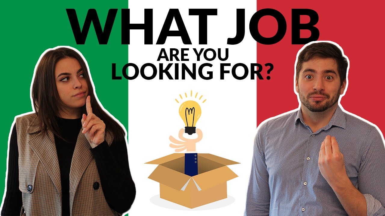 Work in Italy: What are the most common jobs in ITALIAN
