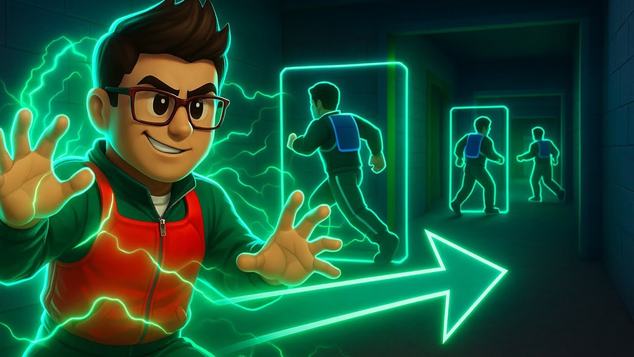 USEI a VISÃO HACKER de ENXERGAR TODO MUNDO no ESCONDE ESCONDE do SQUID GAME X do ROBLOX
