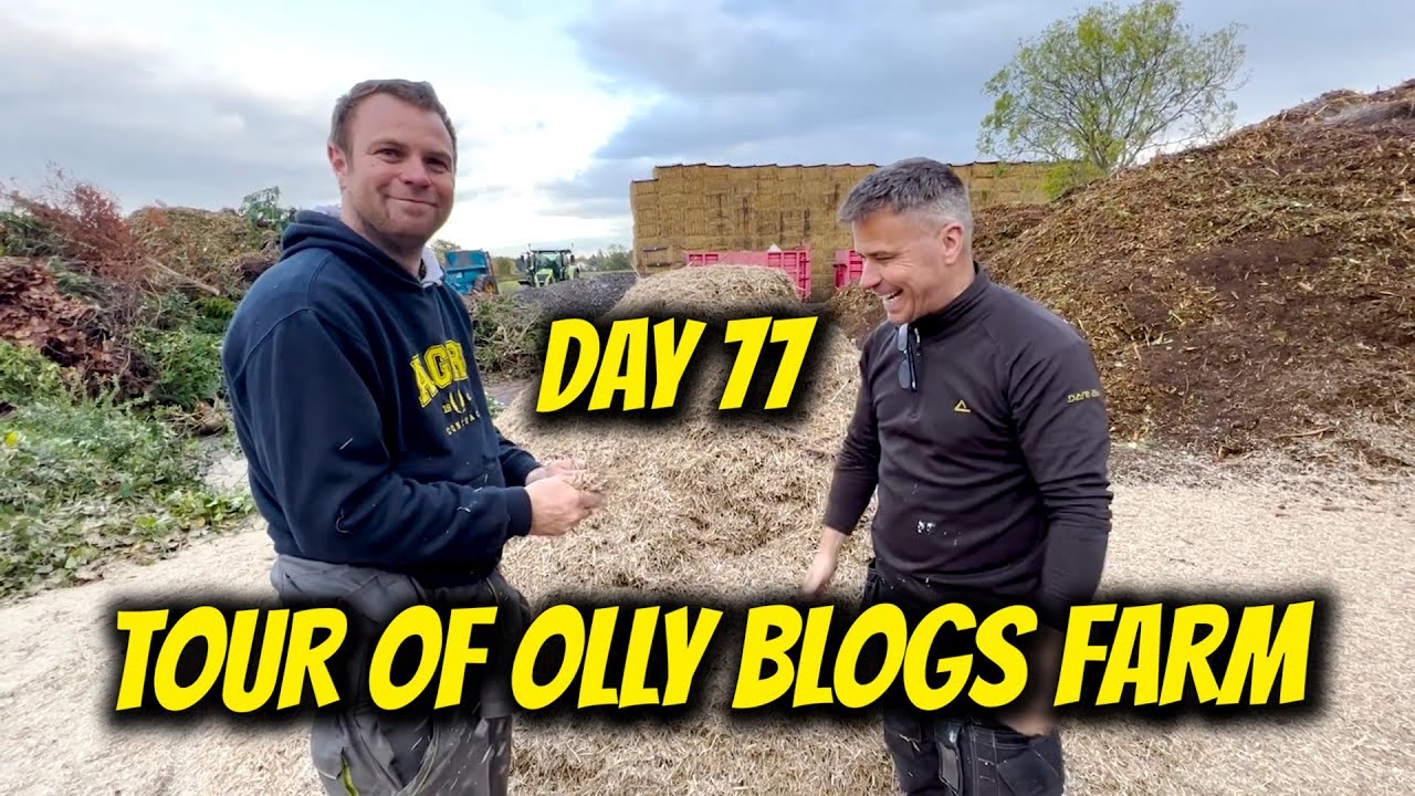 DAY 77: TOUR OF OLLY BLOGS FARM! @OllyBlogsAgricontractfarmer #farm #vlog #diy