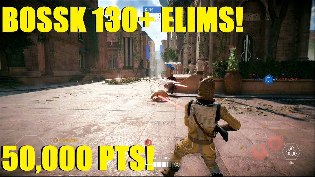 Star Wars Battlefront 2 - HUGE Bossk 80+ Killstreak! | 53,000 Score & 130+ ELIMINATIONS!