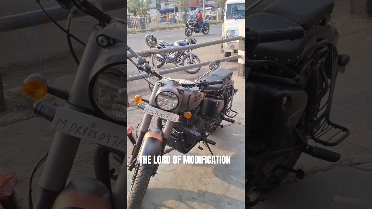 ✅️ Reborn Classic Modified || M handle , Mirror ,  Pokhrali seat & Backlight Installed #royalenfield